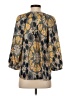 Collective Concepts 100% Polyester Yellow 3/4 Sleeve Blouse Size S - photo 2