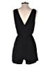 Lily Rose Solid Black Romper Size XS - photo 2