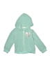 Young Hearts 100% Polyester Teal Zip Up Hoodie Size 4 - photo 1