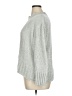 Cynthia Rowley TJX 100% Polyester Metallic Silver Turtleneck Sweater Size XL - photo 5