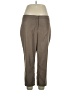 Worthington Solid Brown Casual Pants Size 14 - photo 1