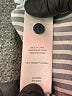 Splendid 100% Tencel Stripes Silver Short Sleeve Blouse Size XS - photo 8