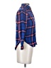 American Eagle Outfitters Plaid Blue Long Sleeve Button-Down Shirt Size XS - photo 4