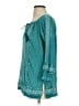 Tommy Bahama Teal 3/4 Sleeve Blouse Size S - photo 5