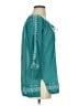 Tommy Bahama Teal 3/4 Sleeve Blouse Size S - photo 4
