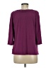 AB Studio Purple 3/4 Sleeve Blouse Size M - photo 2