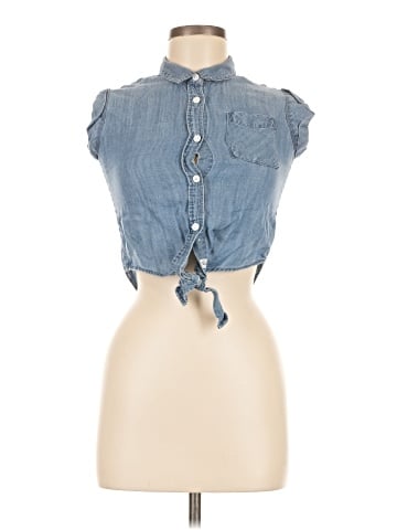 Rails Sleeveless Button-Down Shirt (view 1)