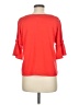 Ruby Rd. Red 3/4 Sleeve Top Size M (petite) - photo 2