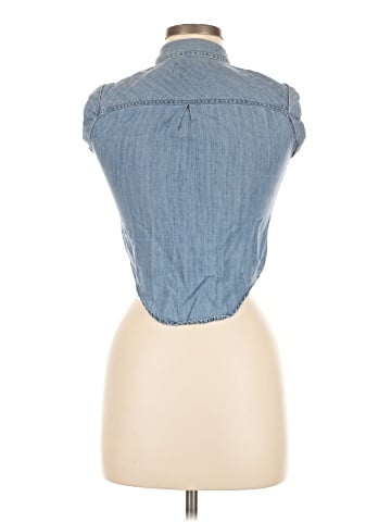 Rails Sleeveless Button-Down Shirt (view 2)