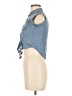 Rails Blue Sleeveless Button-Down Shirt Size 12 - photo 5