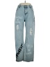Romwe Graphic Blue Jeans Size XL - photo 1