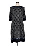 R&K Graphic Black Casual Dress Size L - photo 1