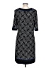 R&K Graphic Black Casual Dress Size L - photo 2