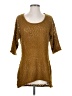 Soft Surroundings Metallic Gold Pullover Sweater Size S - photo 1
