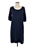 Amazon Essentials Solid Blue Casual Dress Size M - photo 1