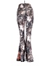 Unbranded 100% Polyester Print Gray Brown Active Pants Size M - photo 2