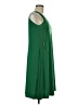 Carol Rose Solid Green Casual Dress Size M - photo 4