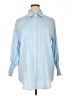 Unbranded Blue Long Sleeve Button-Down Shirt Size 0X - photo 1