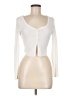 Shein Ivory Long Sleeve Top Size 6 - photo 1