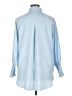 Unbranded Blue Long Sleeve Button-Down Shirt Size 0X - photo 2