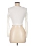 Shein Ivory Long Sleeve Top Size 6 - photo 2