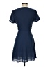 Lush Solid Blue Casual Dress Size XS - photo 2