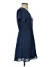 Lush Solid Blue Casual Dress Size XS - photo 4