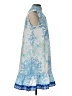 Unbranded 100% Polyester Paisley Blue Cocktail Dress Size XS - photo 4