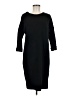 Jigsaw Solid Black Casual Dress Size L - photo 1