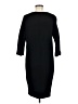 Jigsaw Solid Black Casual Dress Size L - photo 2