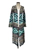 Xhilaration 100% Acrylic Teal Cardigan Size S - photo 1