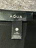Aqua 100% Polyester Solid Black Casual Dress Size XS - photo 7
