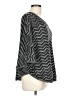 AB Studio Chevron-herringbone Gray 3/4 Sleeve Blouse Size L - photo 4