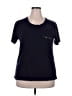 Shiela Rose Blue Short Sleeve Top Size 2X - photo 1