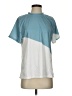 Unbranded Color Block Teal Short Sleeve Top Size S - photo 1