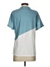Unbranded Color Block Teal Short Sleeve Top Size S - photo 2