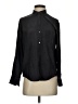 Rails 100% Silk Black Long Sleeve Silk Top Size XS - photo 1