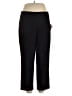 dalia Chevron-herringbone Black Casual Pants Size 14W - photo 1