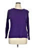 Just My Size Purple Cardigan Size 1X - photo 1