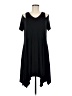 Cato Solid Black Casual Dress Size M - photo 1