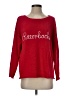 Pink Pineapple 100% Cotton Red Pullover Sweater Size S - photo 1