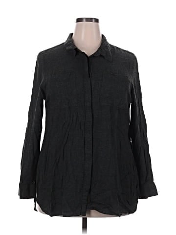 Cato Long Sleeve Button-Down Shirt (view 1)