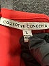 Collective Concepts 100% Polyester Orange Sleeveless Blouse Size L - photo 7