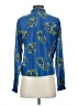 Lucky Brand Floral Blue Long Sleeve Blouse Size XS - photo 2