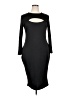 Unbranded Solid Black Cocktail Dress Size 1X - photo 1