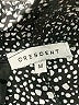 Crescent 100% Polyester Polka Dots Gray Casual Pants Size M - photo 7