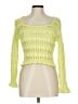 Freshman 1996 100% Polyester Yellow Cardigan Size L - photo 1