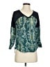 BKE Teal 3/4 Sleeve Blouse Size S - photo 1
