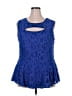 Ashley Stewart Blue Sleeveless Blouse Size 22 - 24 Plus - photo 1