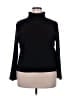 Rafaella Black Turtleneck Sweater Size 2X - photo 1